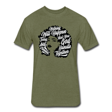 Load image into Gallery viewer, Fitted Cotton/Poly T-Shirt by Next Level - heather military green