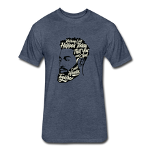 Load image into Gallery viewer, Fitted Cotton/Poly T-Shirt by Next Level - heather navy