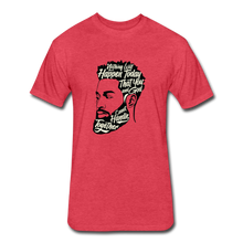 Load image into Gallery viewer, Fitted Cotton/Poly T-Shirt by Next Level - heather red