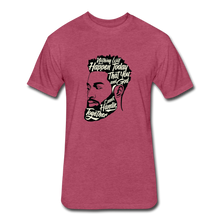 Load image into Gallery viewer, Fitted Cotton/Poly T-Shirt by Next Level - heather burgundy