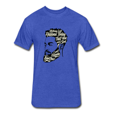 Load image into Gallery viewer, Fitted Cotton/Poly T-Shirt by Next Level - heather royal