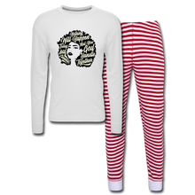 Load image into Gallery viewer, "Together" Pajama Set - white/red stripe