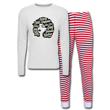 Load image into Gallery viewer, &quot;Together&quot; Pajama Set - white/red stripe
